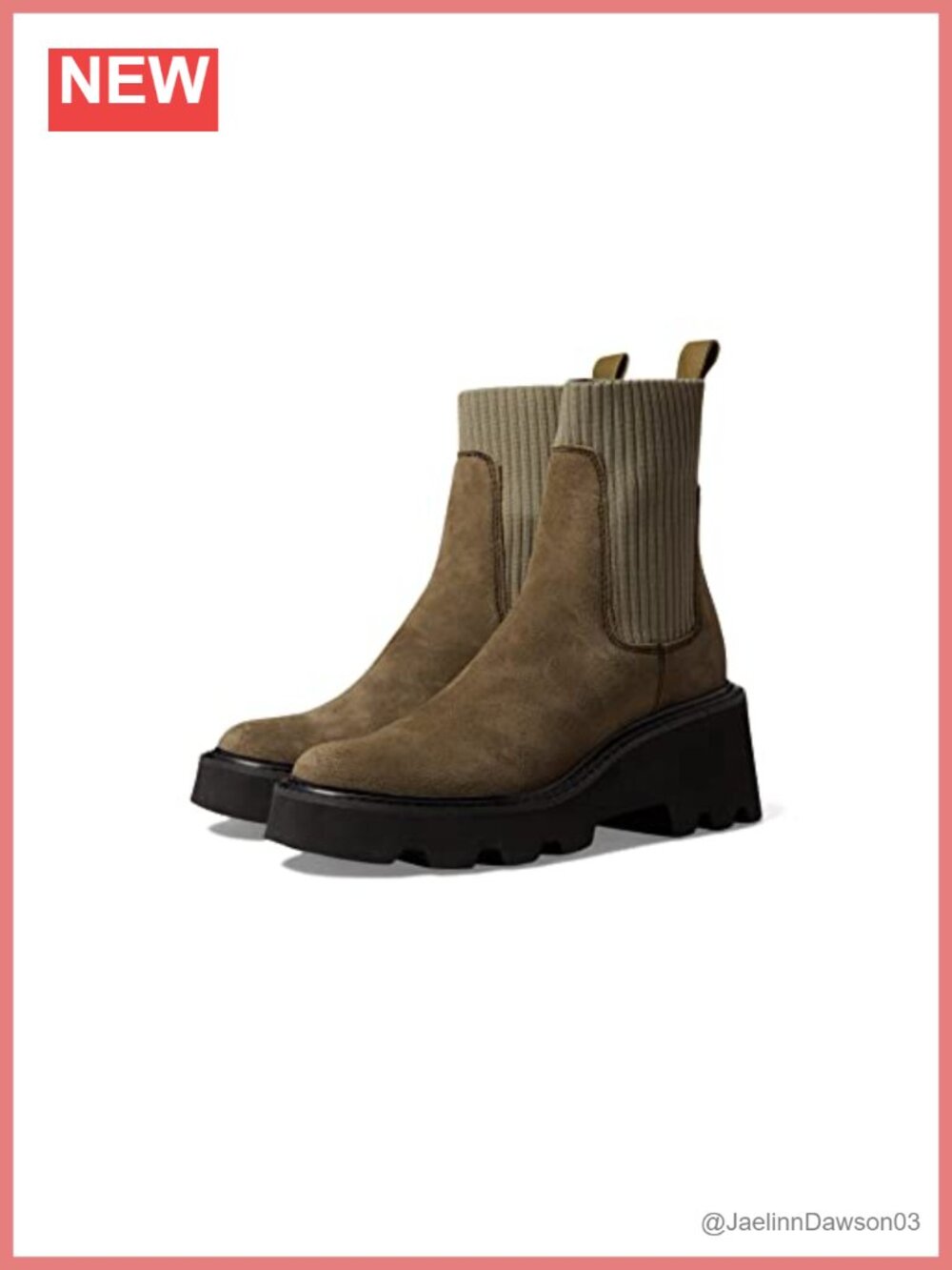 Waterproof Suede Mid-Calf Boots